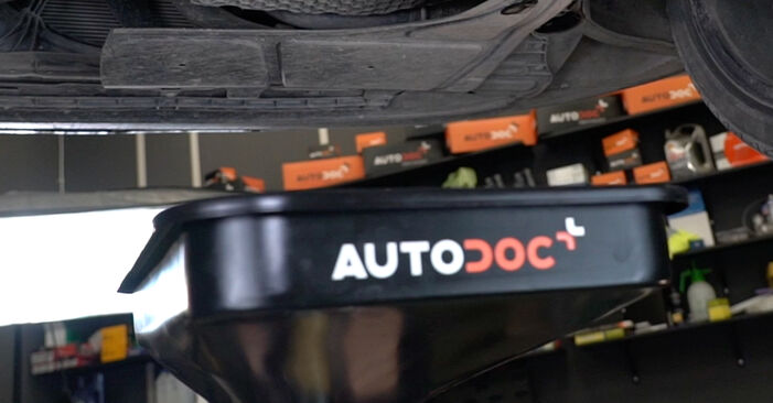 Kako težko to naredite sami: Oljni filter zamenjava na Audi A3 8V7 1.6 TDI 2019 - prenesite slikovni vodnik