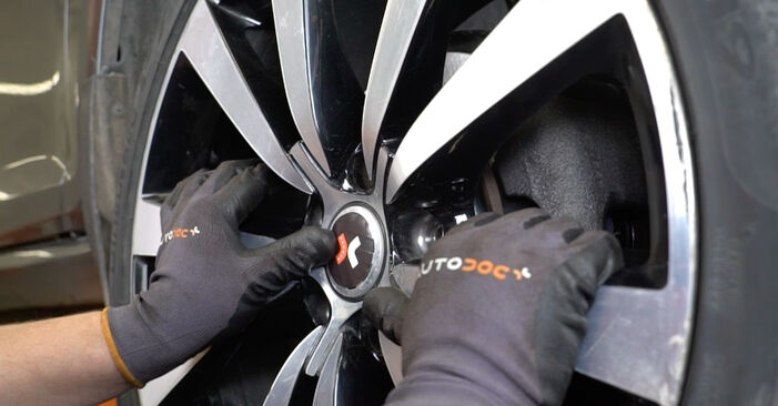 Wie kompliziert ist es, selbst zu reparieren: Bremsscheiben am Seat Leon 5F8 2.0 Cupra 2019 ersetzen – Laden Sie sich illustrierte Wegleitungen herunter