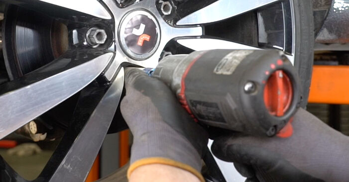 Seat Leon 5f 1.6 TDI 2014 Veerpootlager remplaceren: kosteloze garagehandleidingen