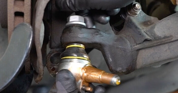 Replacing Suspension Ball Joint on Mercedes A208 1998 CLK 320 (208.465) by yourself