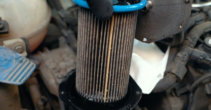 Samodzielna wymiana Filtr paliwa w SEAT Alhambra II (710, 711) 1.4 TSI 2013