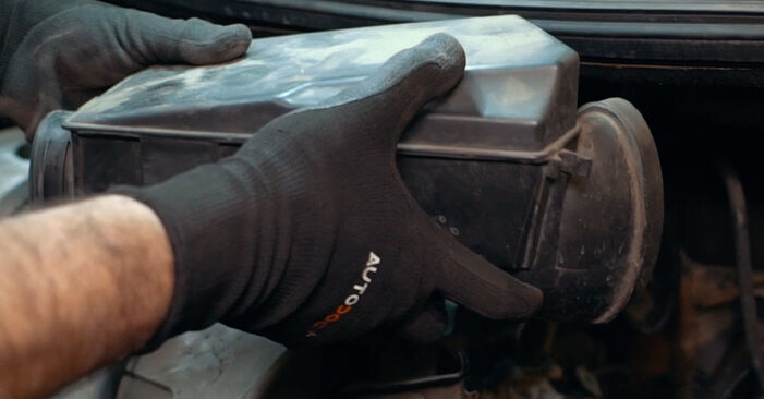 2010 Dacia Logan US wymiana Filtr powietrza: darmowe instrukcje warsztatowe