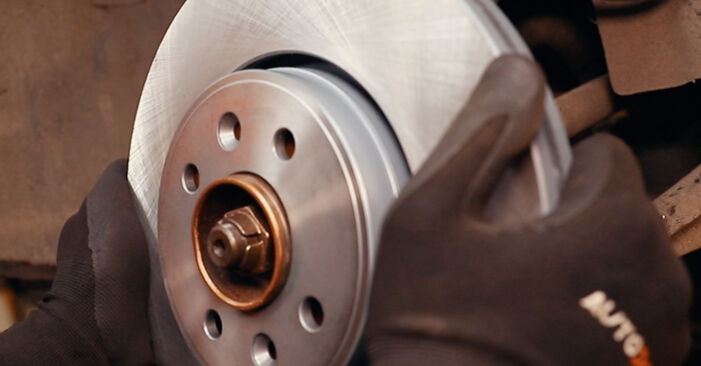 How to change Brake Discs on RENAULT Dokker Kastenwagen 2013 - free PDF and video manuals