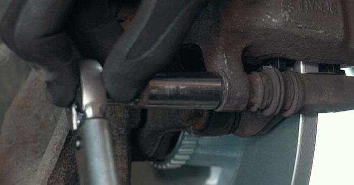 Stufenweiser Leitfaden zum Teilewechsel in Eigenregie von RENAULT MEGANE II Hatchback Van (KM0/2_) 2009 1.5 dCi Bremsbeläge