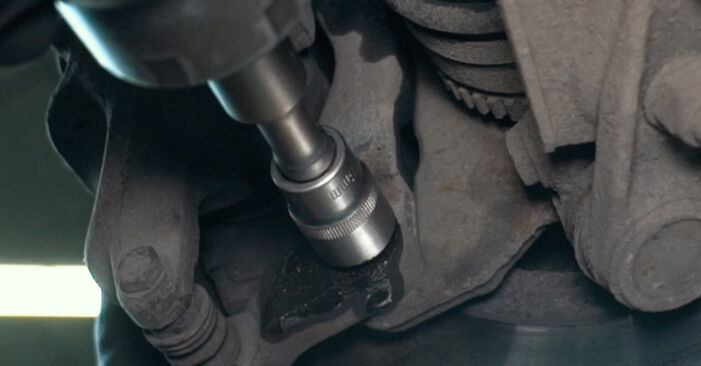 Wie schmierig ist es, selber zu reparieren: Radlager beim Dacia Logan MCV KS 1.6 Bifuel 2013 wechseln – Downloaden Sie sich Bildanleitungen