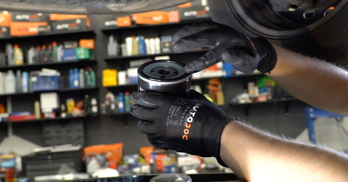 Changing of Oil Filter on Ford Transit Connect mk1 2010 won't be an issue if you follow this illustrated step-by-step guide