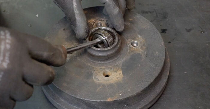 Changing of Wheel Bearing on Porsche 924 Coupe 1983 won't be an issue if you follow this illustrated step-by-step guide