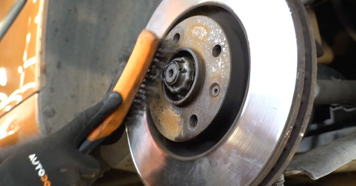 DS 3 1.6 THP 208 (SA5GRM) 2016 Brake Discs DIY replacement workshop manual