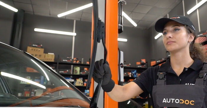 How to replace SEAT Inca (6K9) 1.9 D 1996 Wiper Blades - step-by-step manuals and video guides