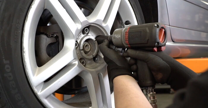 How to replace SEAT Exeo ST (3R5) 2.0 TDI 2010 Shock Absorber - step-by-step manuals and video guides