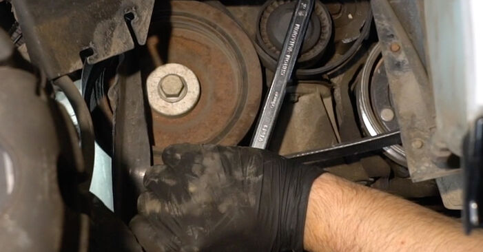 How to change Poly V-Belt on DACIA DUSTER 2013 - tips and tricks