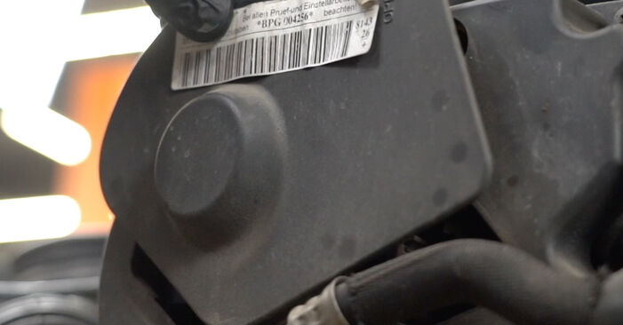 Wie lange benötigt das Auswechseln der Teile: Wasserpumpe + Zahnriemensatz beim VW Golf 6 Cabrio 2013 - Detailliertes PDF-Tutorial
