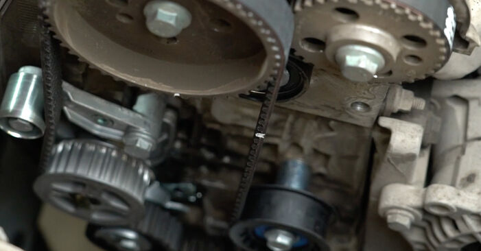 How to change Water Pump + Timing Belt Kit on Skoda Fabia 6y5 2000 - free PDF and video manuals