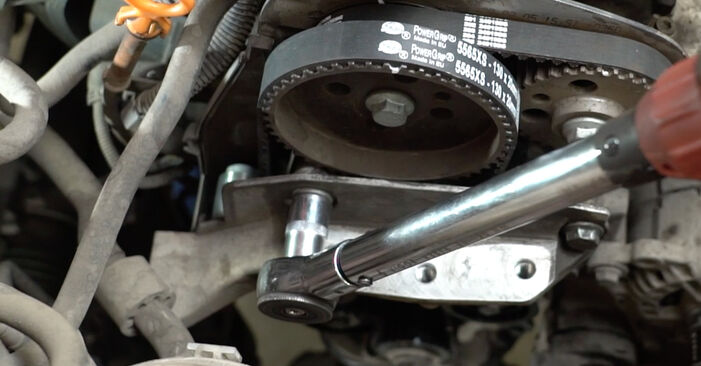 How to remove VW CADDY 1.6 2008 Water Pump + Timing Belt Kit - online easy-to-follow instructions