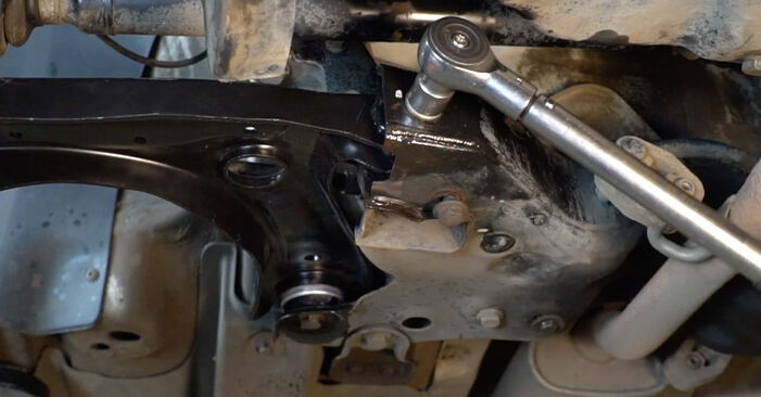 Seat Toledo 4 1.6 (CFNA) 2014 Querlenker wechseln: Gratis Reparaturanleitungen
