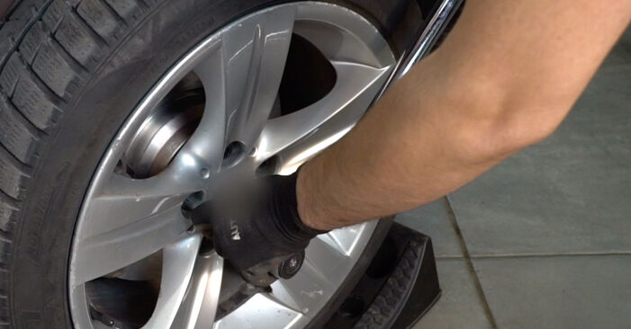 Changing of Brake Pads on Mini R56 2013 won't be an issue if you follow this illustrated step-by-step guide