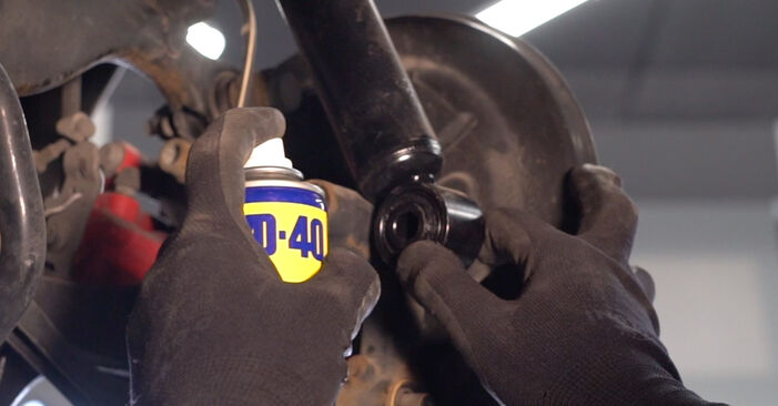 Montaggio Supporto ammortizzatore e cuscinetto su SEAT Alhambra (710, 711) 2.0 TDI 2013 da solo