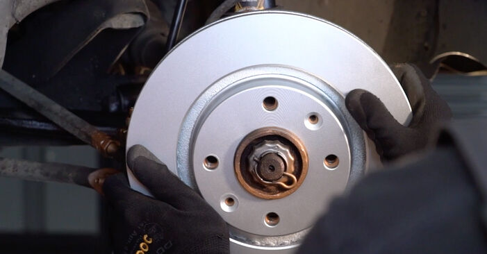 DIY replacement of Brake Discs on PEUGEOT 405 II (4B) 2.0 1998 is not an issue anymore with our step-by-step tutorial