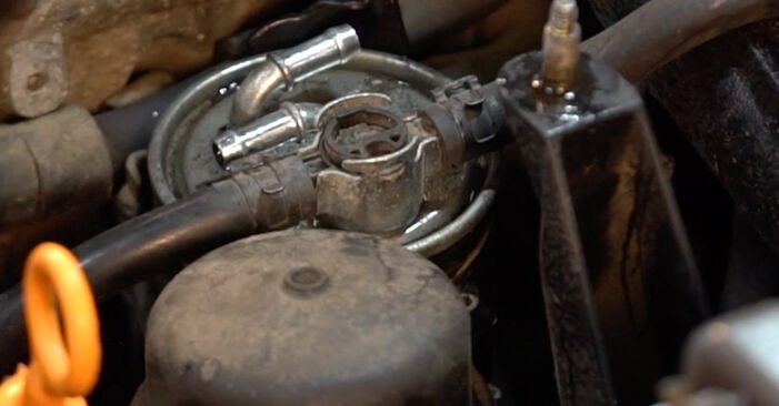 Wie schmierig ist es, selber zu reparieren: Kraftstofffilter beim VW Crafter 30-35 2.5 TDI 2012 wechseln – Downloaden Sie sich Bildanleitungen