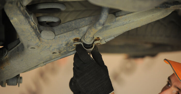 Zelf Stabilisatorstang Rubbers SEAT Alhambra (7V8, 7V9) 1.9 TDI 4motion 1999 vervangen