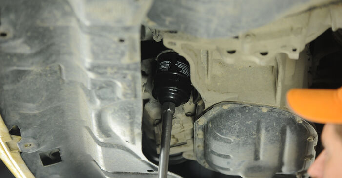How to remove TOYOTA URBAN CRUISER 1.5 VVTi 4WD (NCP115_) 2011 Oil Filter - online easy-to-follow instructions