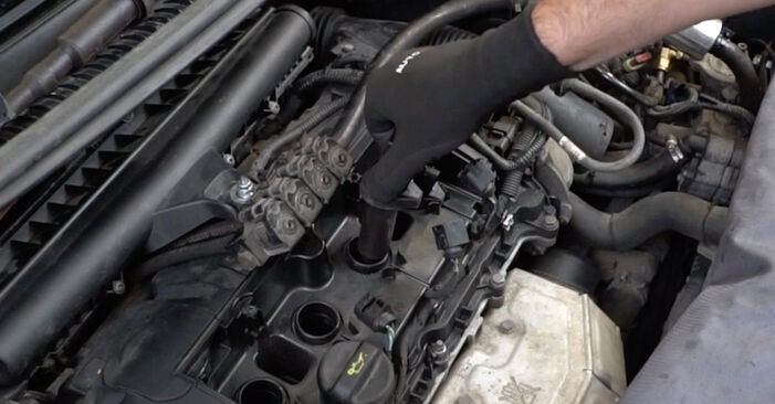 Replacing Spark Plug on Citroen C4 Picasso mk1 2008 1.6 HDi by yourself