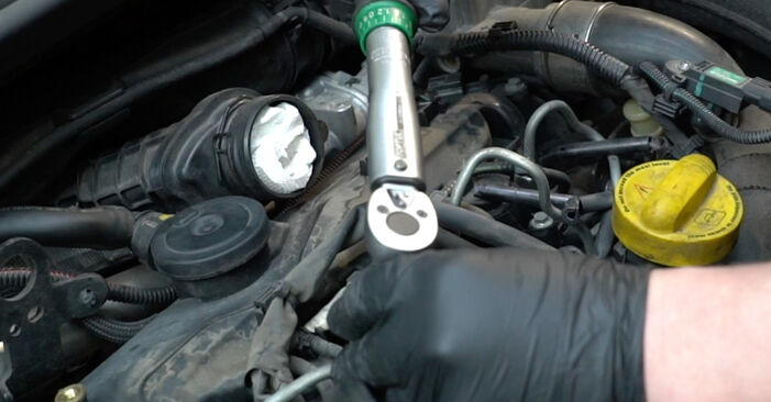 Stufenweiser Leitfaden zum Teilewechsel in Eigenregie von Dacia Duster 1 2014 1.6 16V Glühkerzen