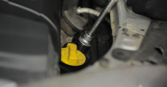 Wie schmierig ist es, selber zu reparieren: Ölfilter beim Astra H Kombi 1.4 (L35) 2010 wechseln – Downloaden Sie sich Bildanleitungen