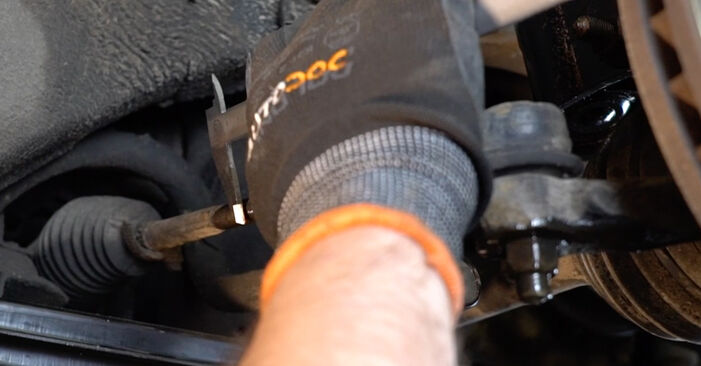How to remove OPEL ASTRA 2.0 Turbo (L67) 2009 Track Rod End - online easy-to-follow instructions