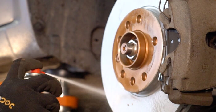 How to change Brake Discs on Vauxhall Zafira B 2005 - free PDF and video manuals