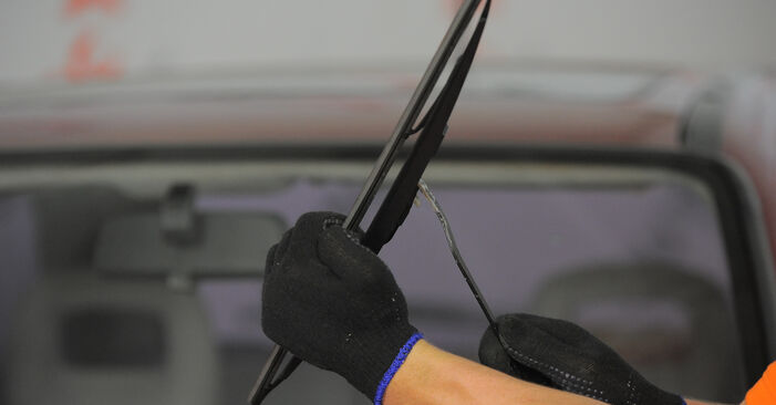 How to remove VAUXHALL TIGRA 1.4 2008 Wiper Blades - online easy-to-follow instructions
