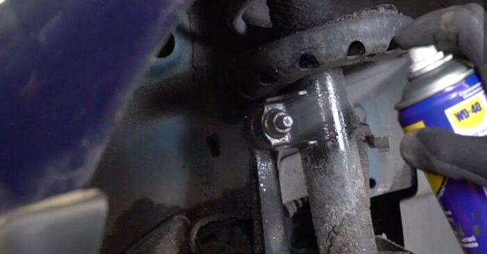 How to remove VAUXHALL VECTRA 1.6 i 16V (F68) 1999 Shock Absorber - online easy-to-follow instructions