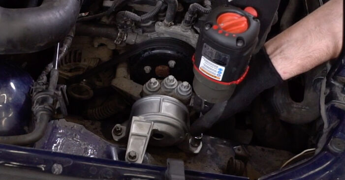 VAUXHALL ZAFIRA 1.6 CNG 2002 Motor csapágyzás eltávolítás - online könnyen követhető utasítások
