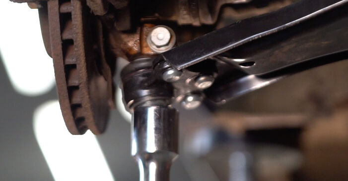 Changing of Control Arm on VAUXHALL COMBO TOUR Mk II (C) (F25) 2009 won't be an issue if you follow this illustrated step-by-step guide