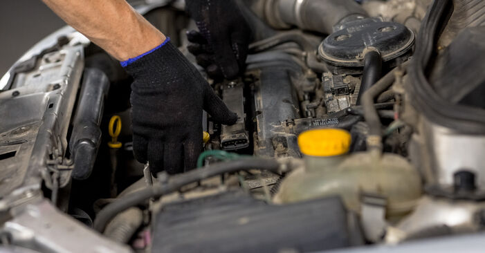 Replacing Spark Plug on VAUXHALL Astra Mk3 (F) Cabrio (T92) 1994 1.6 i by yourself