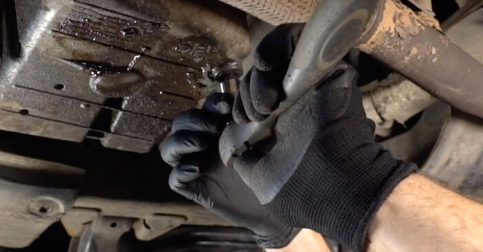 Changing Oil Filter on VAUXHALL Vectra Mk II (C) CC (Z02) 1.8 2005 by yourself