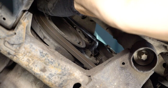Changing Poly V-Belt on VAUXHALL Vectra Mk II (C) Saloon (Z02) 1.8 2003 by yourself