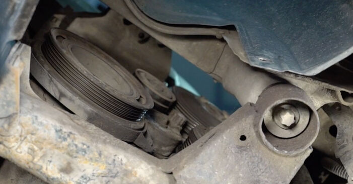 How to replace Poly V-Belt on VAUXHALL Vectra Mk II (C) Estate (Z02) 2008: download PDF manuals and video instructions