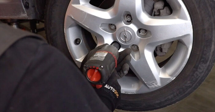 Changing Brake Calipers on VAUXHALL COMBO Mk II (C) Box Body / Estate (F25) 1.6 2004 by yourself
