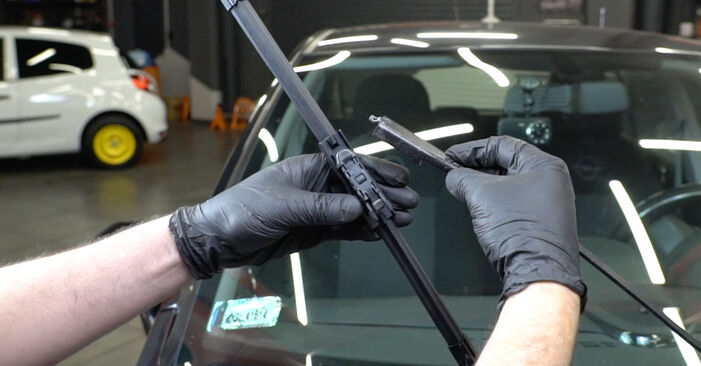 Changing Wiper Blades on OPEL Adam (M13) 1.4 LPG 2015 by yourself