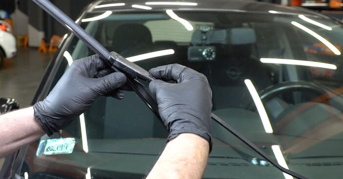 How to remove VAUXHALL CORSA 1.0 2018 Wiper Blades - online easy-to-follow instructions