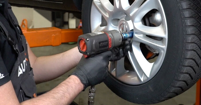 Changing Brake Discs on VAUXHALL Adam (M13) 1.4 S 2015 by yourself