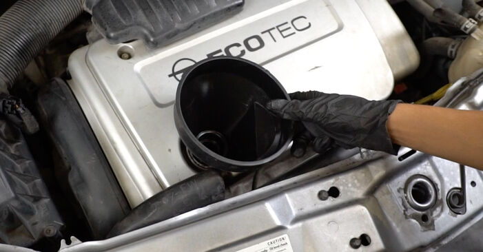 Cómo cambiar Filtro de Aceite en un Opel Astra G t98 2001 - Manuales en PDF y en video gratuitos