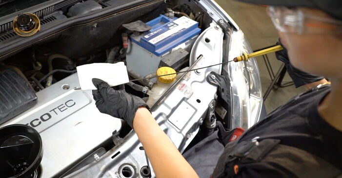 Смяна на VAUXHALL Astra Mk3 (F) Cabrio (T92) 2.0 i 1995 Маслен филтър: безплатни наръчници за ремонт