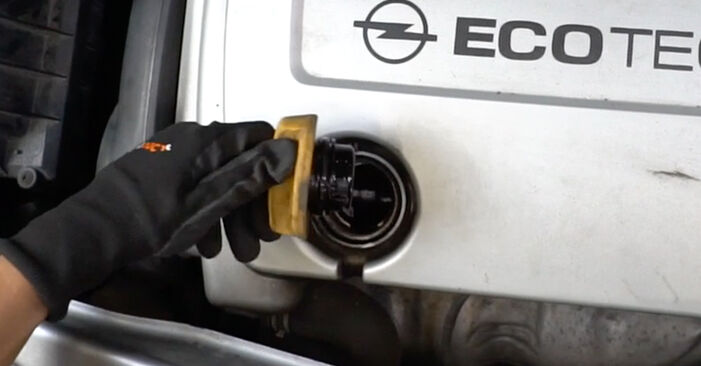 Changing Ignition Coil on VAUXHALL Astra Mk IV (G) CC (T98) 1.4 16V (F08, F48) 2001 by yourself