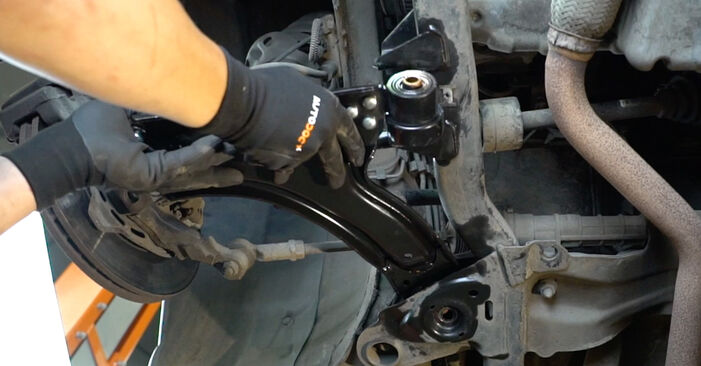 Step-by-step recommendations for DIY replacement VAUXHALL MERIVA Mk I (A) 2008 1.6 i Control Arm