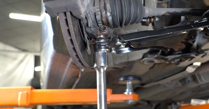 How to remove VAUXHALL MERIVA 1.6 i 2007 Control Arm - online easy-to-follow instructions