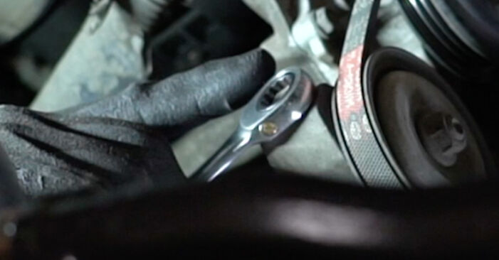 Wie lange braucht der Teilewechsel: Keilrippenriemen am Nissan Micra k12 Cabrio 2013 - Einlässliche PDF-Wegleitung