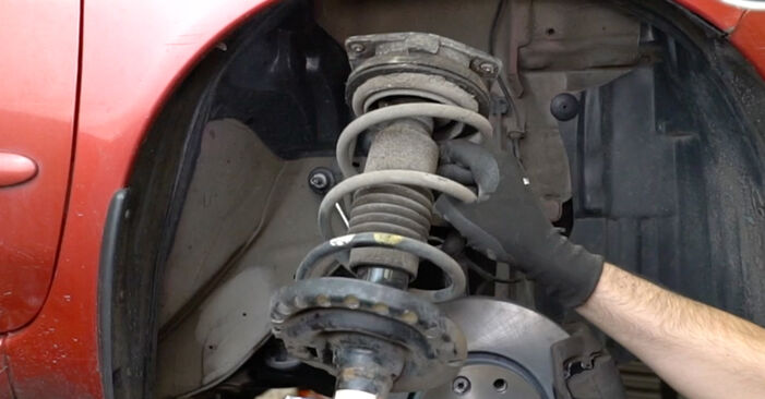 Sostituzione Molla Ammortizzatore posteriore (sinistro e destro) su Nissan Micra K12 1.2 16V 2008 - scarica la guida illustrata