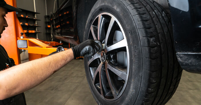 VW Caddy 4 Kombi 1.4 TGI CNG 2017 Bremsscheiben austauschen: Unentgeltliche Reparatur-Tutorials